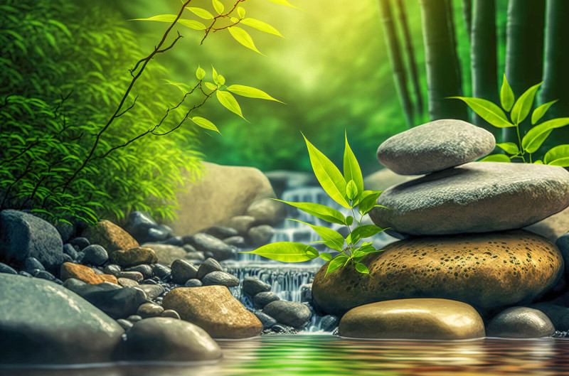 Home elemental life stones and bamboo on the water scalemaxwidthwzgwmf0